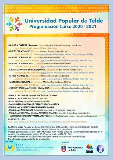 La oferta formativa para este curso 2020-2021 aún no está cerrada (Foto TA)